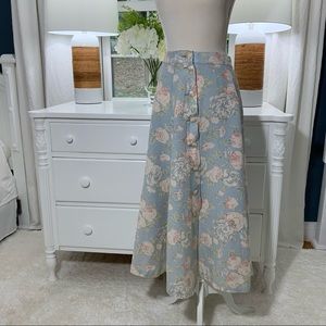 Brooks brothers button down A-line skirt